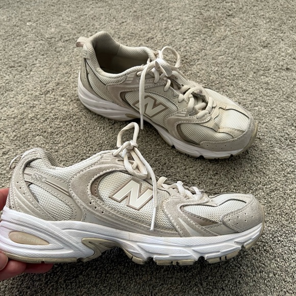 New Balance Shoes - New Balance 530 Sneakers Womens Size 7 Cream Athletic Casual Running Shoes